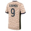 Paris Saint-Germain Goncalo Ramos 9 Jordan Čtvrtý 2023-24 - Fotbalové Dresy (S/S)